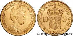OR, PALLADIUM ET PLATINE INVESTISSEMENT 10 Guldens or ou 10 Florins Wilhelmine 1912 Utrecht