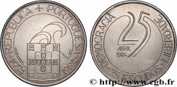 PORTUGAL 25 Escudos 10e anniversaire de la révolution des oeillets 1984 