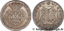 PORTUGAL - ROYAUME DU PORTUGAL - JEAN VI LE CLÉMENT 400 Réis  1821 Lisbonne SUP 