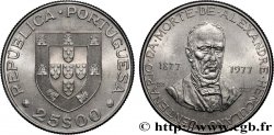 PORTUGAL 25 Escudos centenaire de la mort de l’écrivain Alexandre Herculano 1977 Lisbonne