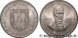 PORTUGAL 25 Escudos centenaire de la mort de l’écrivain Alexandre Herculano 1977 Lisbonne