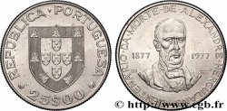 PORTUGAL 25 Escudos centenaire de la mort de l’écrivain Alexandre Herculano 1977 Lisbonne