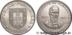 PORTUGAL 25 Escudos centenaire de la mort de l’écrivain Alexandre Herculano 1977 Lisbonne