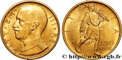 ITALIE - ROYAUME D ITALIE - VICTOR-EMMANUEL III 50 Lire 1931 Rome