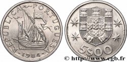 PORTUGAL 5 Escudos 1984 Lisbonne