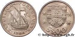 PORTUGAL 5 Escudos 1984 Lisbonne MS 