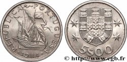 PORTUGAL 5 Escudos 1984 Lisbonne