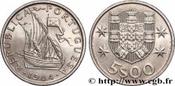 PORTUGAL 5 Escudos 1984 Lisbonne