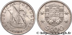 PORTUGAL 5 Escudos 1984 Lisbonne