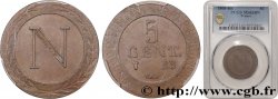 ALLEMAGNE - ROYAUME DE WESTPHALIE - JÉRÔME NAPOLÉON 5 Centimes 1808 Strasbourg