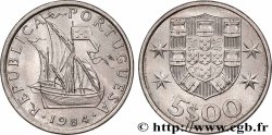 PORTUGAL 5 Escudos 1984 Lisbonne