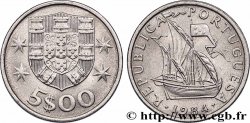 PORTUGAL 5 Escudos 1984 Lisbonne