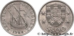 PORTUGAL 5 Escudos 1984 Lisbonne