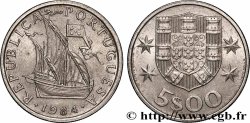 PORTUGAL 5 Escudos 1984 Lisbonne