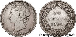 TERRE-NEUVE 50 Cents Victoria 1900 
