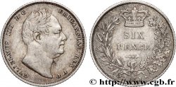 UNITED KINGDOM 6 Pence Guillaume IV 1831 