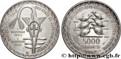 WEST AFRICAN STATES (BCEAO) 5000 Francs masque 1982 Paris