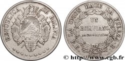 BOLIVIA 1 Boliviano 1872 Potosi