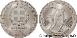 GRIECHENLAND 250 Drachmes Jeux Pan-Européens / lancer du disque 1982 