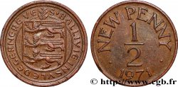 GUERNSEY 1/2 New Penny 1971 Londres
