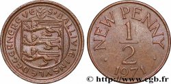 GUERNSEY 1/2 New Penny 1971 Londres