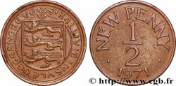 GUERNSEY 1/2 New Penny 1971 Londres