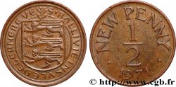 GUERNSEY 1/2 New Penny 1971 Londres