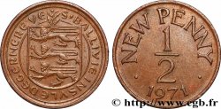 GUERNSEY 1/2 New Penny 1971 Londres