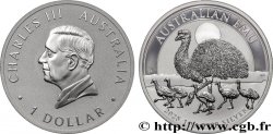 ARGENT D INVESTISSEMENT 1 Oz - 1 Dollar Émeu 2025 