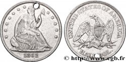 ÉTATS-UNIS D AMÉRIQUE 1/2 Dollar “Seated Liberty” 1862 Philadelphie