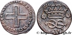 SAVOY - DUCHY OF SAVOY - CHARLES-EMMANUEL III 2 deniers, 2e type, (2 denari) 1742 Turin