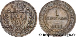 ITALY - KINGDOM OF SARDINIA 1 Centesimo Charles Félix “P” 1826 Turin
