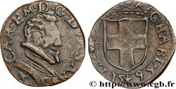 SAVOY - DUCHY OF SAVOY - CHARLES-EMMANUEL I Fort de 8 sols (forte da 8 soldo con il busto) 1595 Chambéry