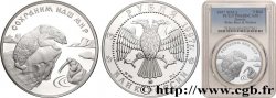 RUSSIA 3 Roubles Proof ours et morse 1997 Moscou