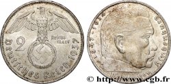 ALEMANIA 2 Reichsmark Maréchal Paul von Hindenburg 1937 Berlin