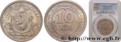 GROENLAND 10 Kroner mine de cryolite de Ivigtut  1922 Copenhague