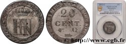 ALLEMAGNE - ROYAUME DE WESTPHALIE 20 Cent. monogramme de Jérôme Napoléon 1812 Cassel - C
