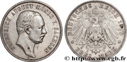 ALLEMAGNE - SAXE 3 Mark Frédéric Auguste 1910 Dresde