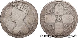 ROYAUME-UNI 1 Florin Victoria couronnée style gothique 1873 Londres
