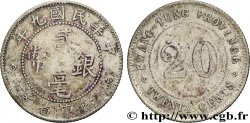 CHINE 20 Cents Province de Kwangtung  an 9 de la République (1920) 
