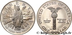 ÉTATS-UNIS D&nbsp;AMÉRIQUE 1 Dollar Proof bicentenaire du Congrès 1989 San Francisco - S