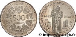 AUTRICHE 500 Schilling 1500e anniversaire de la mort de Saint Séverin 1982 Vienne