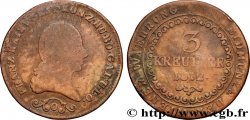 AUTRICHE 3 Kreuzer François Ier 1812 Orawitz (Oravița)