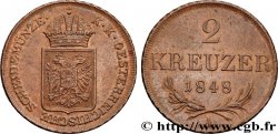 AUTRICHE 2 Kreuzer monnayage de la révolution de 1848-1849 1848 Vienne