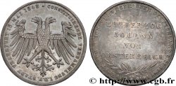 ALLEMAGNE - VILLE LIBRE DE FRANCFORT 2 Gulden élection de Jean Archiduc d’Autriche 1848 