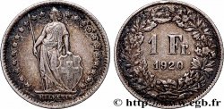 SUIZA 1 Franc Helvetia 1920 Berne