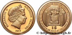 ÎLES SALOMON 1 Dollar Proof Statue de Zeus à Olympie 2013 