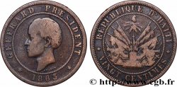 HAÏTI 20 Centimes président Geffrard 1863 Heaton