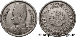 ÉGYPTE 2 Piastres Roi Farouk an AH1361 1942 