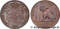 BELGIQUE 10 Centimes Léopold Ier 1847/37 1847 Bruxelles